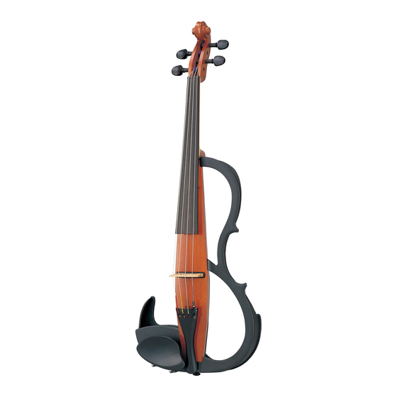 Yamaha Silent Viola SVV-200 Manual de serviço