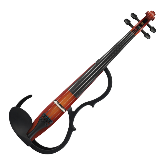 Yamaha Silent Violin SV255 Manual do Proprietário