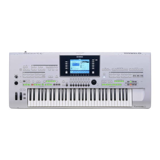 Yamaha Tyros3 Notas de publicación