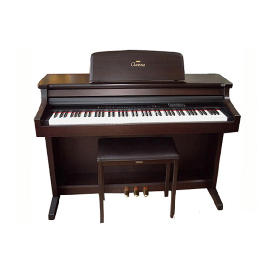 Yamaha Clavinova CLP-156 Gebruikershandleiding