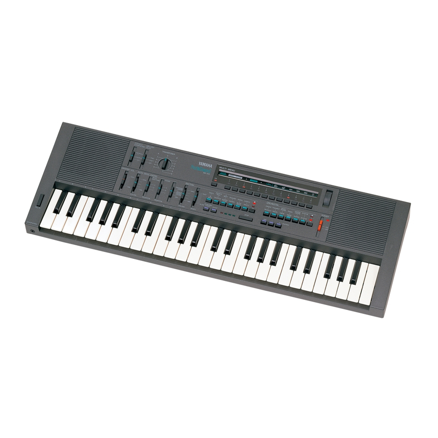 Yamaha PortaSound MK-100 Як користуватися інструкцією