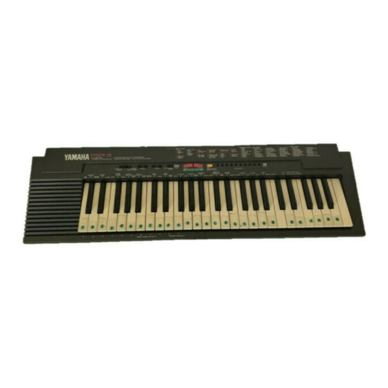 Yamaha PortaTone PSR-3 Посібник користувача