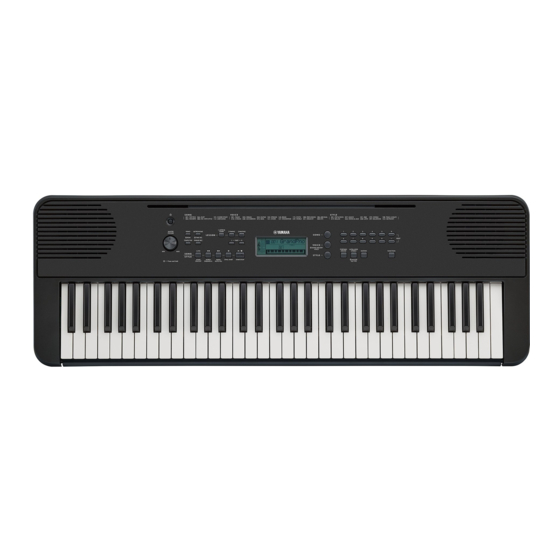 Yamaha PSR-E360 Manuel du propriétaire