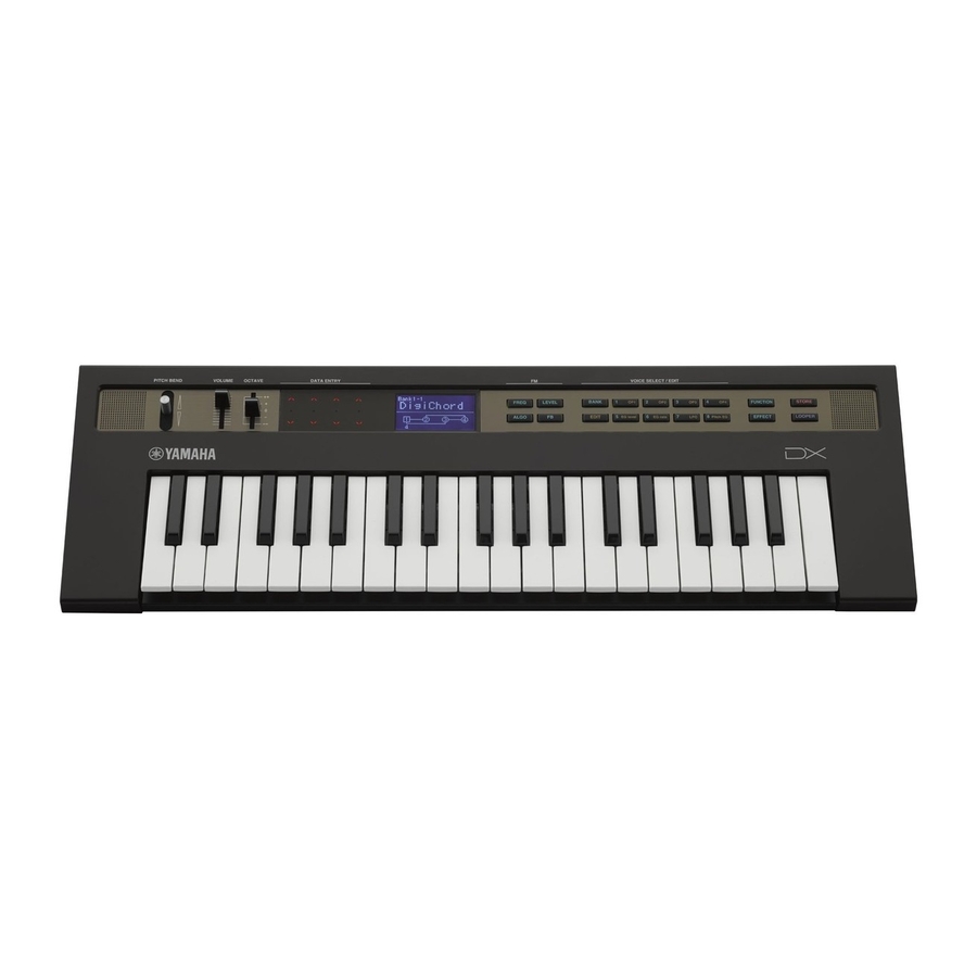 Yamaha Reface CS Посібник з оновлення