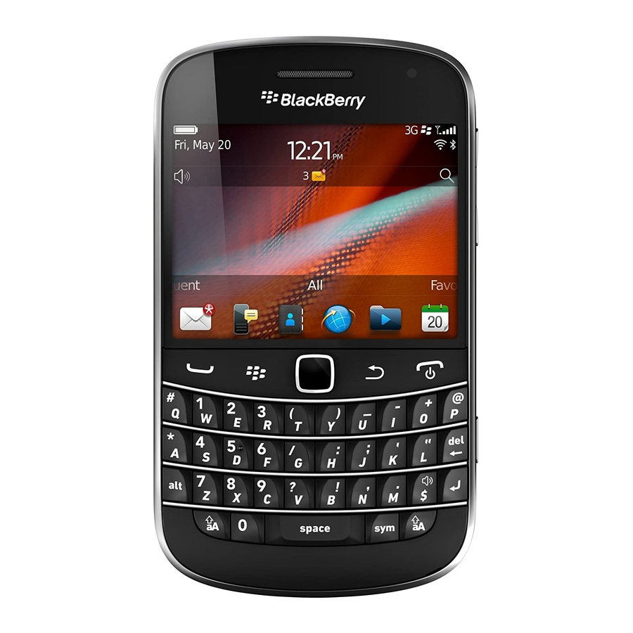 Blackberry Bold 9900 Commencer ici Manuel