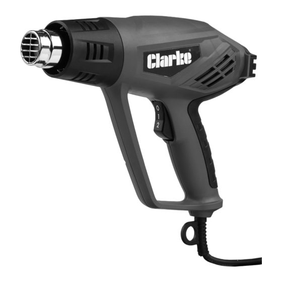 Clarke CHG2000C Instruções para o utilizador