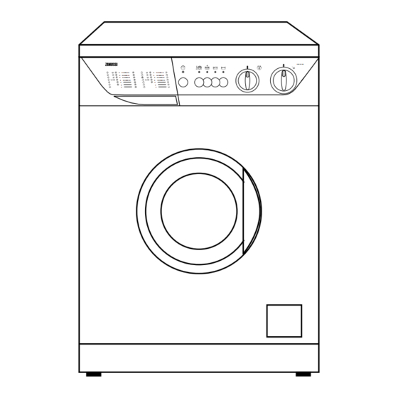 Zanussi Aquacycle 750 Instruction Booklet