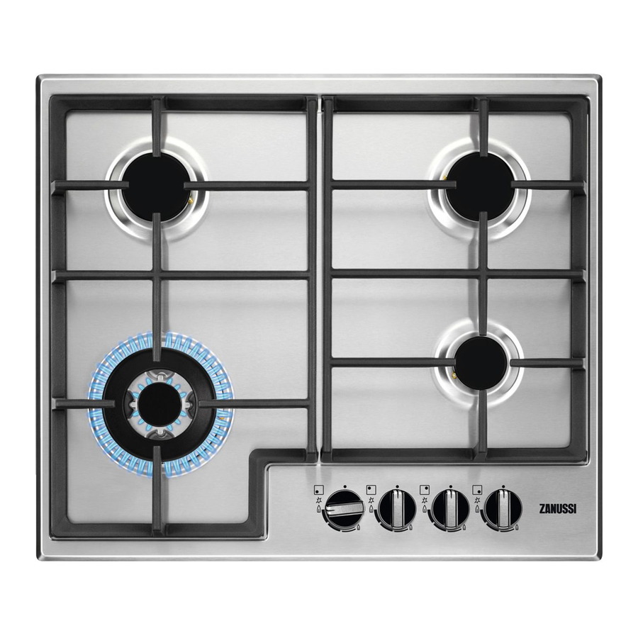 Zanussi Hobs Manual de instrucciones