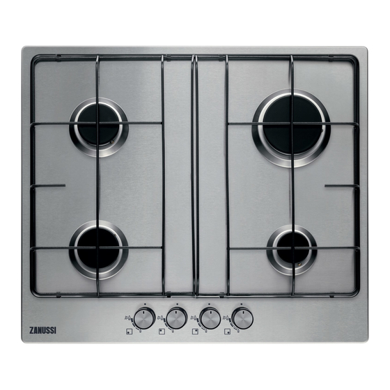 Zanussi ZGG65411 Kullanıcı Kılavuzu