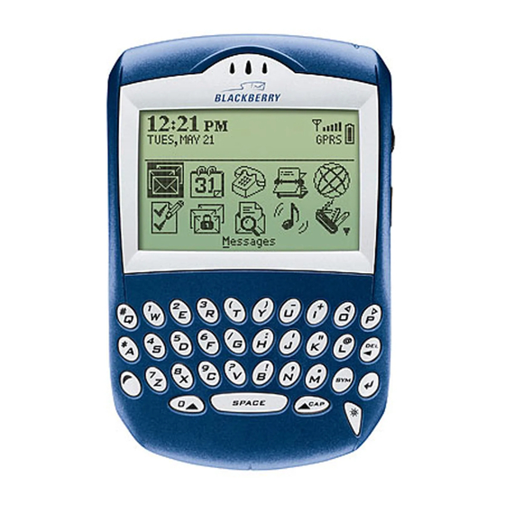 Blackberry 7230 Lembar data
