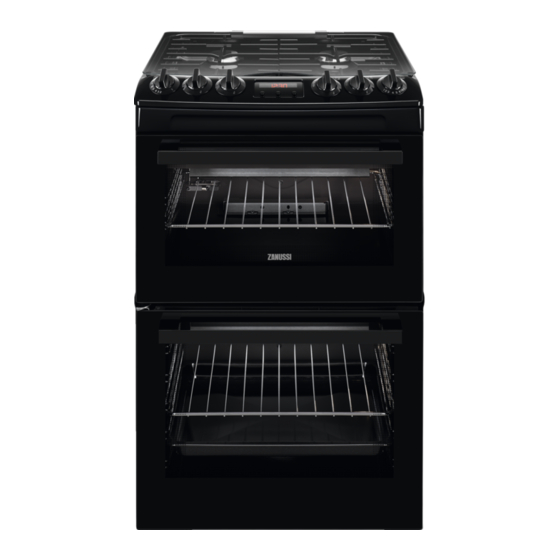 Zanussi ZCG43250BA Manuel de l'utilisateur