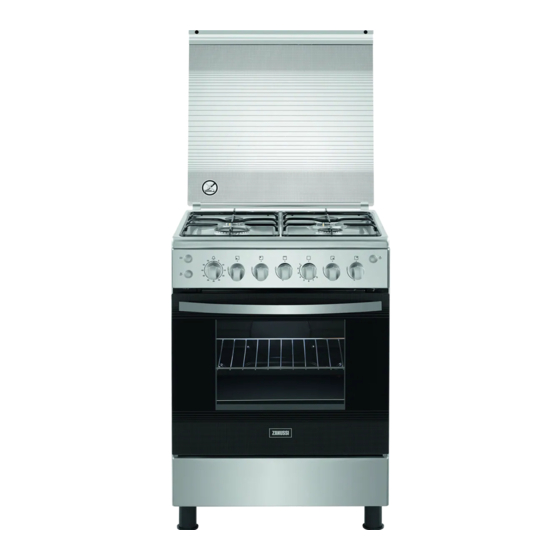 Zanussi ZCG62356XA Manual del usuario