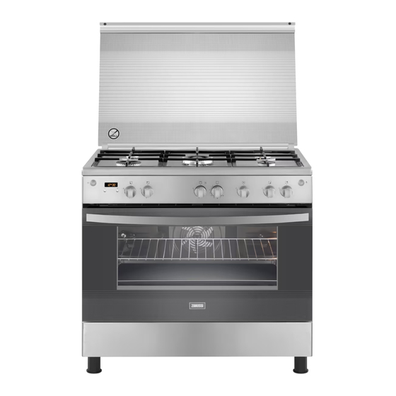 Zanussi ZCG94396XA Manuel de l'utilisateur