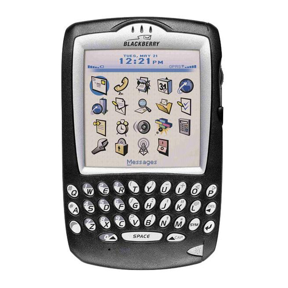 Blackberry 7780 Wireless Handheld Skrócona instrukcja obsługi