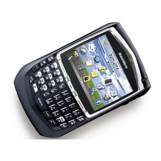 Blackberry Vodafone 8700v Getting Started Manual