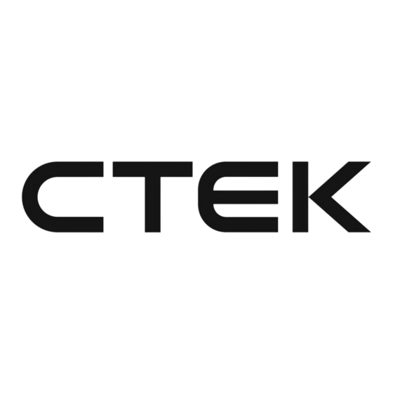 CTEK 1018 ユーザーマニュアル