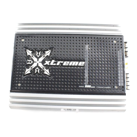 Directed Electronics xtreme 2600X オーナーズマニュアル