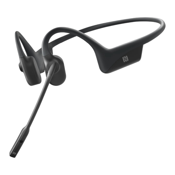 Aftershokz ASC100 Series Panduan Pengguna