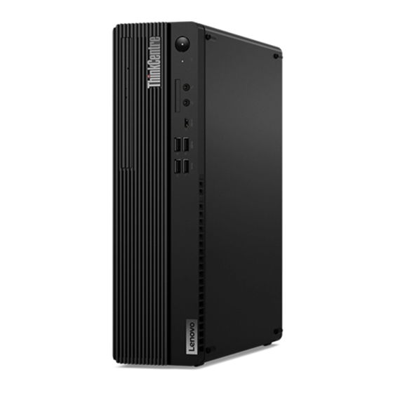 Lenovo ThinkCentre M80t Setup Manual