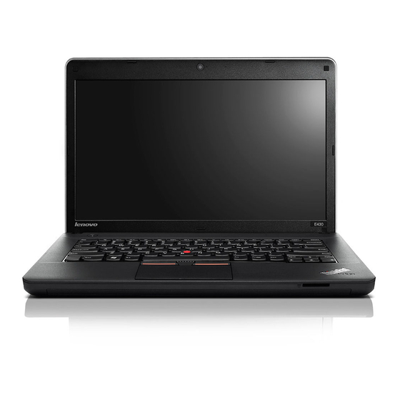 Lenovo ThinkPad Edge E430C Manual de seguridad, garantía y configuración