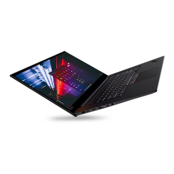 Lenovo ThinkPad P1 Gen 2 Aviso reglamentario