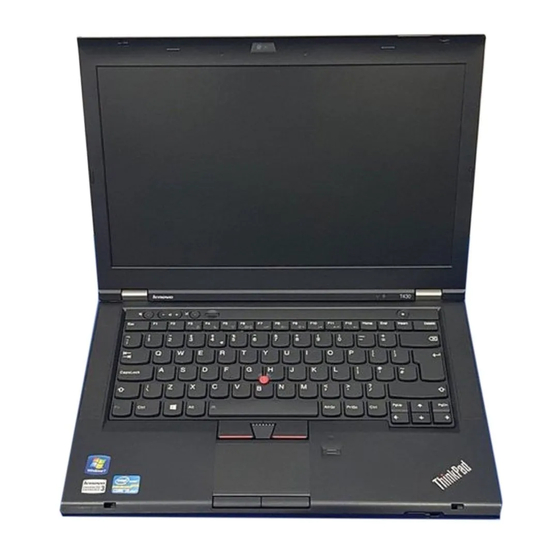 Lenovo ThinkPad T430 Instrucciones de instalación