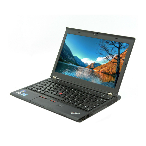 Lenovo ThinkPad X230 Tablet Manual de seguridad, garantía y configuración