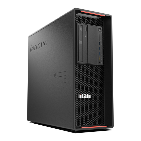 Lenovo ThinkStation P500 Руководство по конфигурации