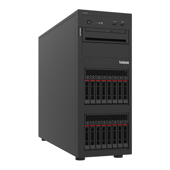 Lenovo ThinkSystem ST250 V2 Snel aan de slag