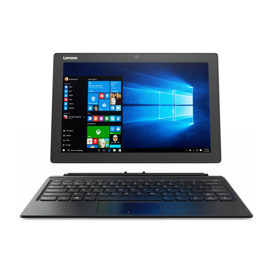 Lenovo ideapad MIIX 510-12ISK Посібник користувача