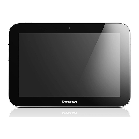 Lenovo IdeaTab A2109A-F Gebruikershandleiding