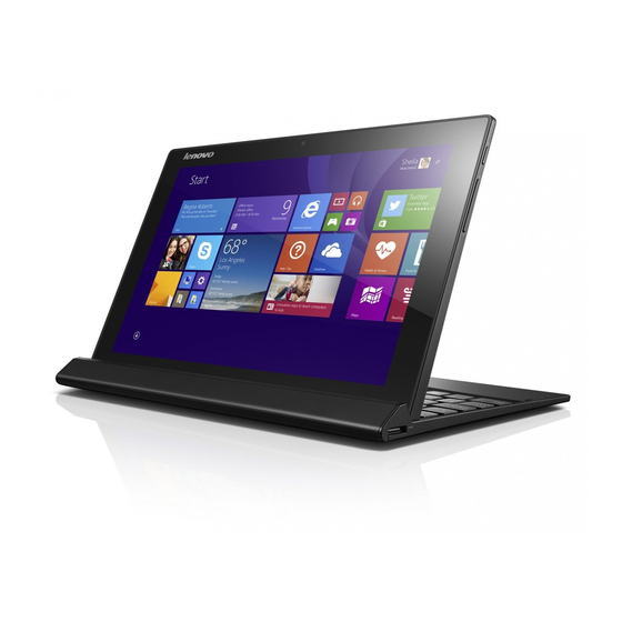 Lenovo MIIX 3-1030 Kullanıcı Kılavuzu