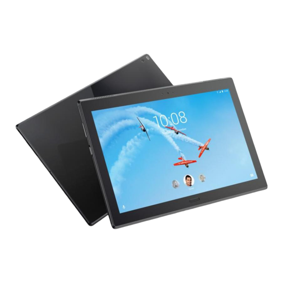 Lenovo TAB 10 Plus Посібник з безпеки, гарантії та швидкого старту