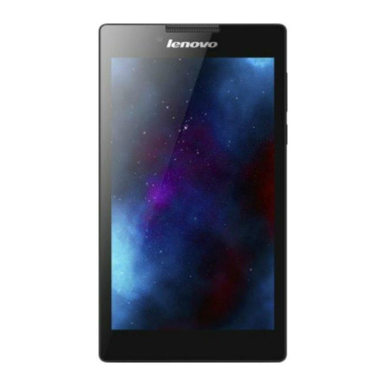 Lenovo TAB 2 A7-30D Руководство пользователя