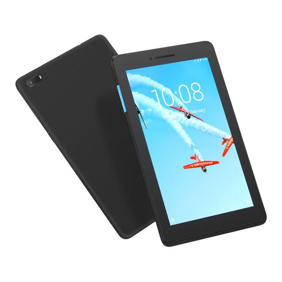 Lenovo Tab E7 Safety, Warranty & Quick Start Manual