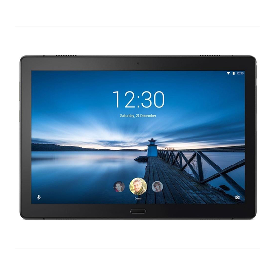 Lenovo Tab P10 TB-X705F Посібник з безпеки, гарантії та швидкого старту