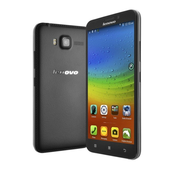 Lenovo A916 Panduan Pengguna