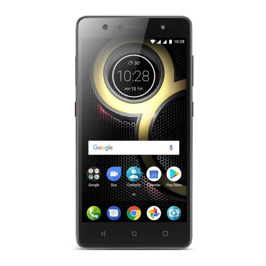 Lenovo K8 Snelstarthandleiding