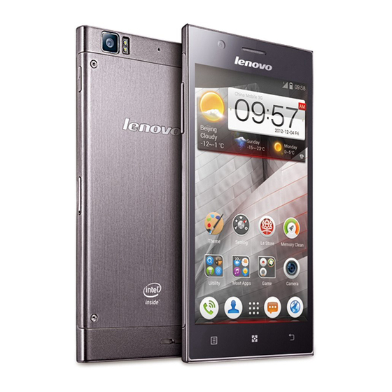 Lenovo K900 Schnellstart-Handbuch