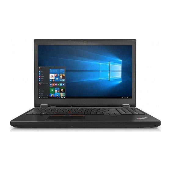 Lenovo P70 Snelstarthandleiding