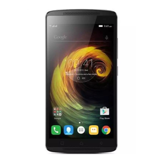 Lenovo VIBE K4 Note Manual de início rápido