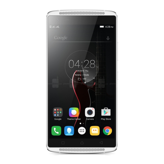 Lenovo VIBE X3 Manuel de l'utilisateur