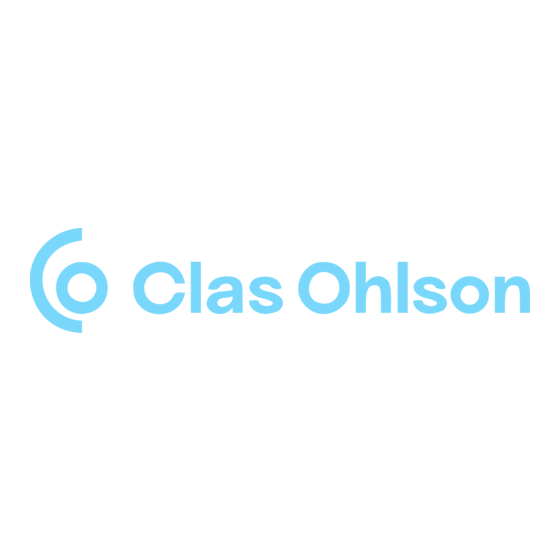 Clas Ohlson 18-8372 사용 설명서