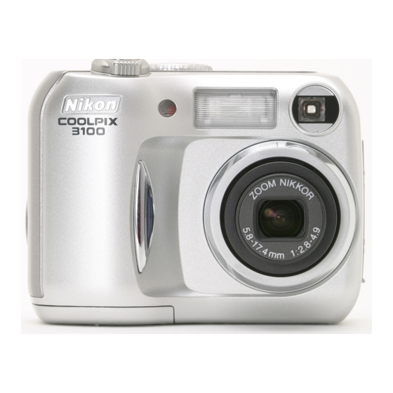 Nikon CoolPix 3100 Panduan Memulai Cepat