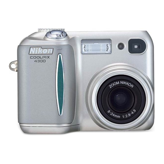 Nikon COOLPIX 4300 Hızlı Başlangıç Kılavuzu