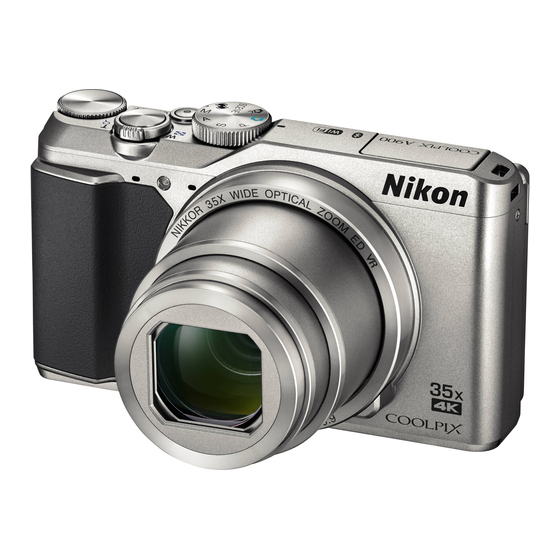 Nikon COOLPIX A900 クイック・スタート・マニュアル