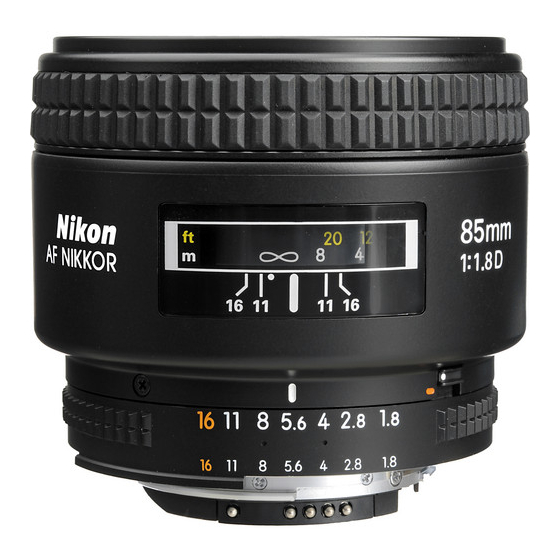 Nikon AF Nikkor 85mm f/1.4D IF Brochura e especificações