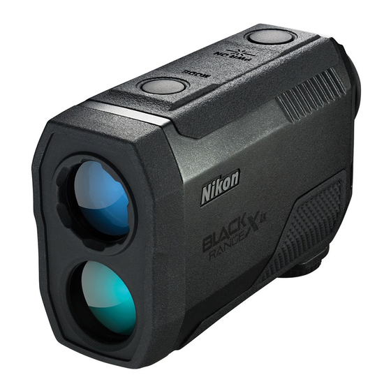 Nikon Black Range X 4K Інструкція з експлуатації