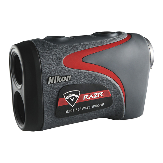 Nikon Callaway RAZR Manual de instruções