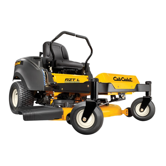 Cub Cadet RZT L 42 Spesifikasi